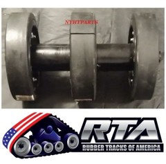 10″ Bogie Group with DuroForce Rubber Wheels Fits CAT 287 287B 261-6296