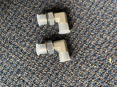 4PCS M14-M14 90 Degree Angle Elbow Screw Connector Fitting