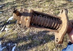 JI Case Model LA Tractor Hand Starting Crank Original Part Used Heavy 4488 A