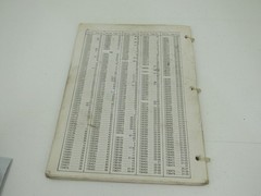 New Idea 800C Uni-Power Unit Cummins Turbo Diesel Parts Catalog Manual