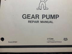 Case Gear Pump Repair Manual