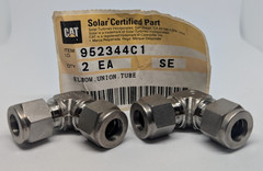 CAT Solar 952344C1 90 Degree Swagelok 3/8″ OD Tube 316 Stainless Steel Fitting