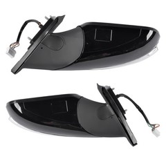 2x Power Mirrors Manual Folding & Heated & Turn Signal Fit for Hyundai Sonata 2.