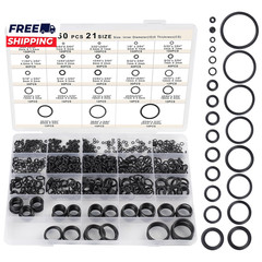 O Ring Kit 1050 PCS O Ring Assortment Kit 21 Size Metric Nitrile Rubber O Rings