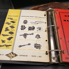 Rare Vintage Hough Sales Manual Binder Hercules Engine Literature OEM 1953–1962