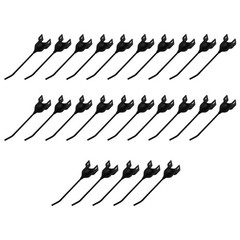 Set of 25 Rubber Mounted Hay Rake Teeth 850612 Fits New Holland 55 56 57 256