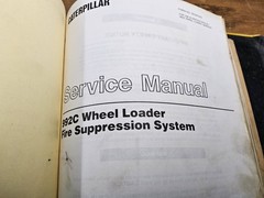 CATERPILLAR, 992C Wheel Loader, Service Manual Notebook vintage 1988