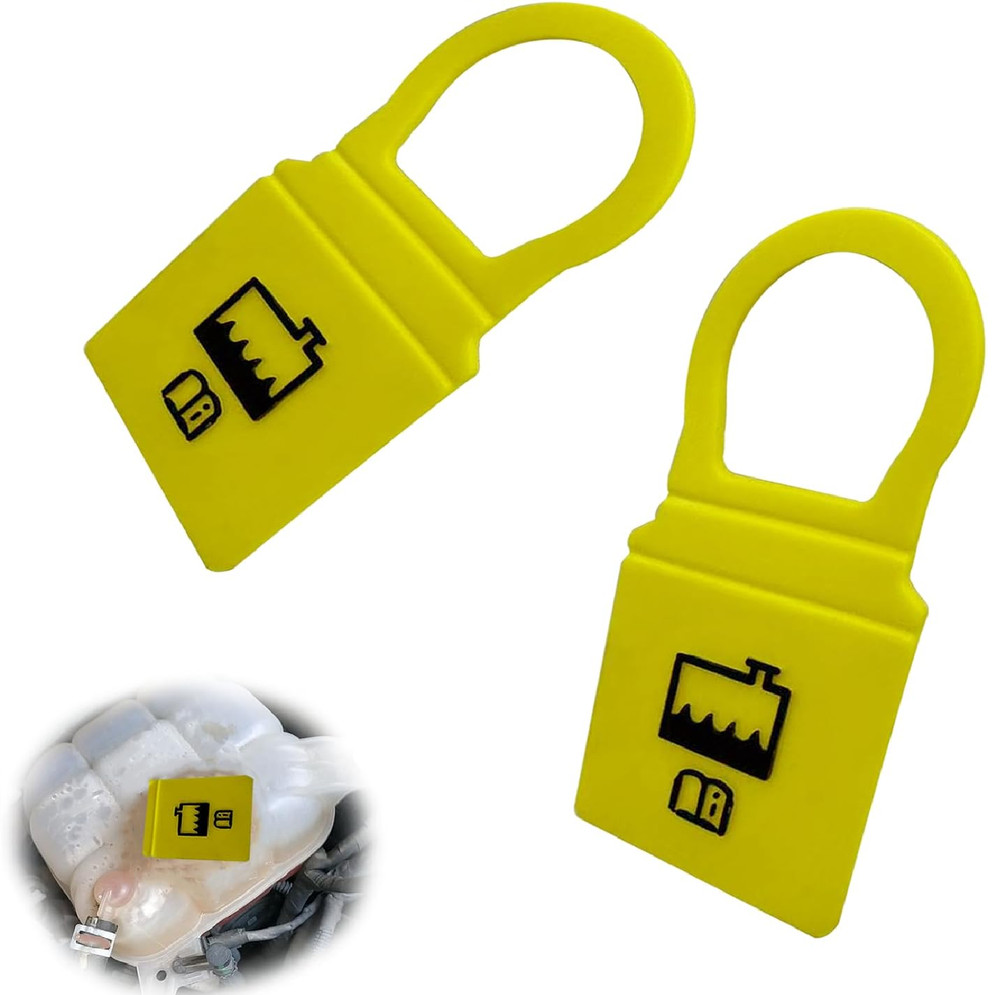 2PCS Coolant Reservoir Cap, Compatible with Chrysler Dodge Jep Ram, Engine Coola