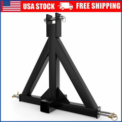 3 Point 2 Inch Trailer Hitch Receiver for Category 1, Heavy-Duty Tractor Hitch