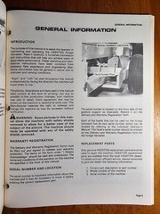 Hesston 7160 Forage Harvester S/N 3001- Owner’s Operator’s Manual 8084212R