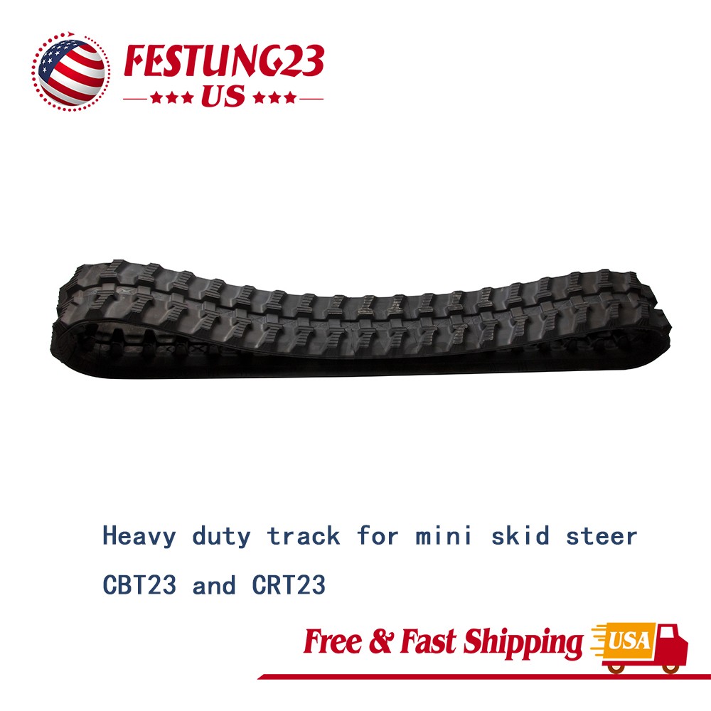Heavy Duty Rubber Tracks w/ 180x72x41 Size for AGT CBT23 CRT23 Mini Skid Steers