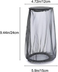 Motorcycle Air Filter Rain Sock Cover, Waterproof Dustproof Pro Color: Black#L