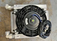 AGT Radiator Plus Hydraulic Oil Cooler Fan For H12/QH12Mini Excavator Attachment
