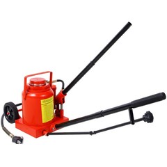 50 Ton（1000,000LBS） Air Hydraulic Bottle Jack w/ Pneumatic & Manual Hand Pump