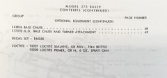 New Holland 273 Baler Service Manual Parts Catalog Repair Shop Workshop Book