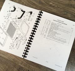 Case 1835B Skidsteer Uni-Loader Manual Parts Catalog Operators Owners Set