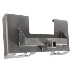 Uimoso 1/4″ Skid Steer Mount Plate with 2.28″ Receiver Hitch