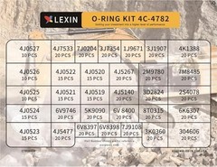 LX Hydraulics 580pc Nitrile O-Ring Kit for Hydraulic Fittings & Excavators