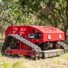 Gasoline remote control lawn mower self-propelled suitable for complex terrain
