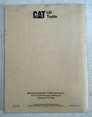 CAT Lift Trucks Parts Manual – GM 4.3L, G6 Gasoline Engine (2003) 98785-44340