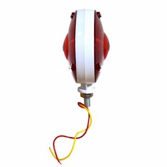 12v Fits Massey Ferguson Kubota Tractors Safety Warning Light Red and Red Lens