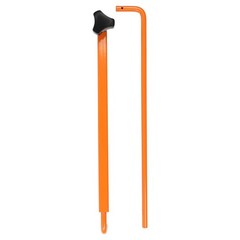 Orange Easy Change Quick Hitch w/Stabilizer Bar for Category 2 Tractor/Implement