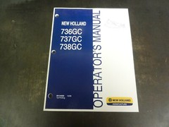 New Holland 736GC 737GC 738GC Rotary Cutters Operator’s Manual 84144050