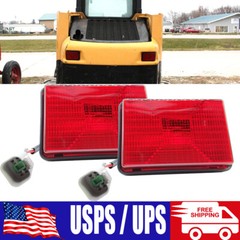 2x Red Lamp Assembly 142-7503 for CAT Caterpillar 247 247B 247B3 257B 257B3 267
