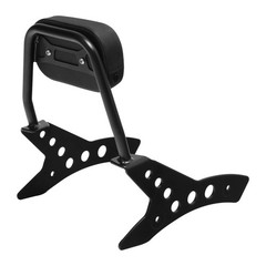 Black Passenger Sissy Bar with Backrest Pad Fit for Rebel CMX1100 2021-2025