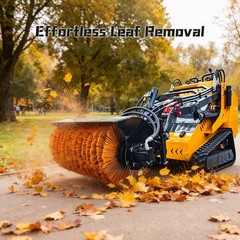 51” Snow Cleaner Angle Broom Sweerper Snow Brush Fit Toro Dingo Mini Skid Steer