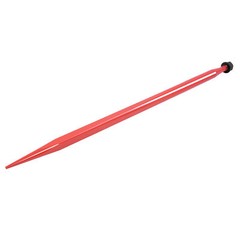47″ Square Hay Bale Spear Spike Fork Tine For Tractors 4500lb Cap Each Red/Black