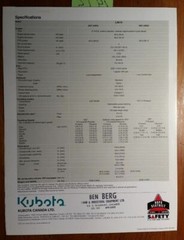 Kubota Canada L4610 Diesel Tractor Brochure 3134-01-CA 1/00