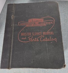 Jacobsen Master Service Manual Parts Catalog Worthington Johnston Lawn Mower