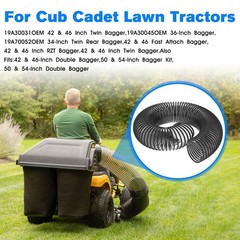 764-05082 Bagger Flex Hose for Cub Cadet Grass 47.5 inches x 8 inches, ‎Clear