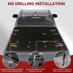 Truck Bed Cover Fit for Toyota Tacoma 2024-2026 5FT Bed