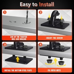Versatile Grab Hooks for Tractor, Truck, RV – Heavy Duty, Rust Resistant, 2 Pack