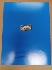 Hardinge General Catalog, Brochure 1050I, 1989