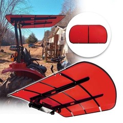 Tractor Canopy For 2×2 2×3 ROPS Red 48×52 Tuff Top Sun Shield Mower Roof