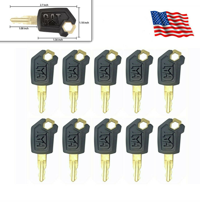Fit for Caterpillar Ignition Keys, Tigercat, ASV 5P8500 #10