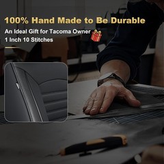 For Toyota Tacoma 2005-2023 Double Row Cab Truck Seat Covers Artificial Leather