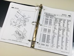 Ford 1300 1500 1700 1900 Tractor Service Repair Shop Manual Parts Catalog Binder