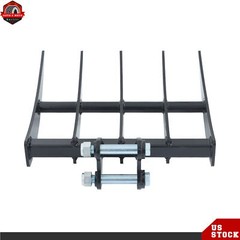 Rake Attachment For Mini Excavator 1 Ton To 1.5 Ton Digger Rake Tool Hooks