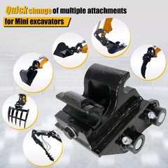 Attachment Quick Hitch Coupler For Mini Excavators 1 Ton to 1.5 Ton