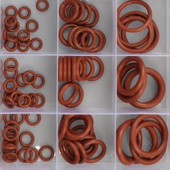 185 Pcs FKM Brown O-Ring Kit,75A Durometer,18 Kind Size from 2.57mm to 20.22mm