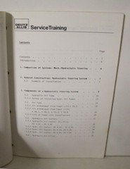 DEUTZ ALLIS SERVICE TRAINING HYDROSTATIC STEERING 07,07C,DX,6200,7100