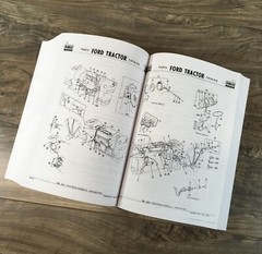 Ford 2000 3000 4000 5000 7000 Series Tractor Parts Manual Catalog