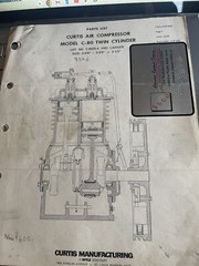 Curtis Air Compressor Model C-80 Twin Cylinder Parts List