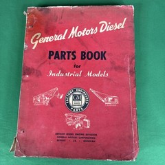 1948 General Motors Diesel, Parts Book Manual for Industrial Models Series 71