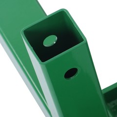 Green 3 Point 2″ Receiver Hitch Drawbar W/Suitcase Weight Brackets for CAT 1