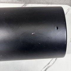 Unbranded Exhaust Tip Universal 5in Inlet 8in Outlet Black Good Matte Bolt-On